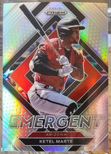 2022 Panini Prizm Emergent Silver Prizm Ketel Marte #E-13 Diamondbacks