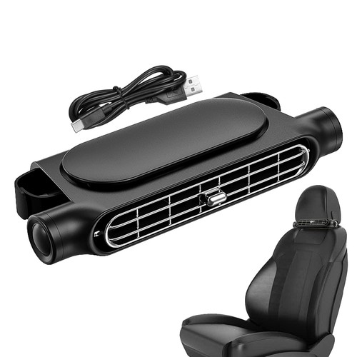 Mini USB Coche SUV Asiento Trasero Ventilador Portátil 3 Velocidades Reposacabezas Refrigerador Silencioso - Imagen 7 de 14
