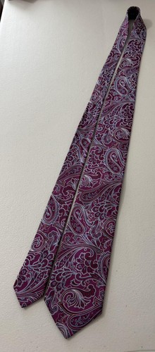 DANIEL CREMIEUX mehrfarbige Paisley Seidenkrawatte USA 60 x 31/2 - Bild 2 von 5