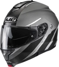 Helmet Modular Motorcycle HJC C91 Tero MC5 Grey Black Size XXL Flip Up Helmet