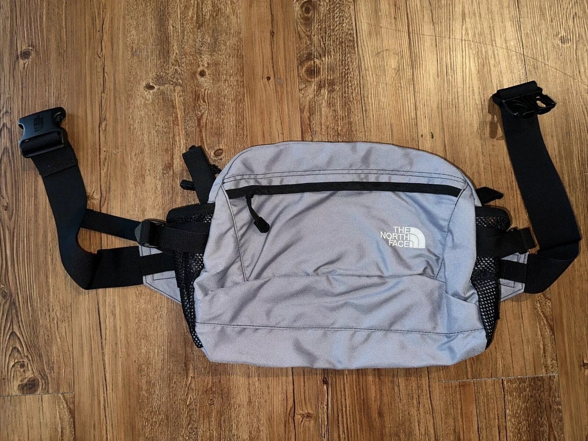 【PALACE × THE NORTH FACE】Waist Bag GRAY The North Face Waist Bag Lumbar Fanny Pack Sling Shoulder Black