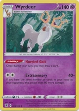 Holo  Wyrdeer - 069/189 Astral Radiance Rare Pokemon TCG