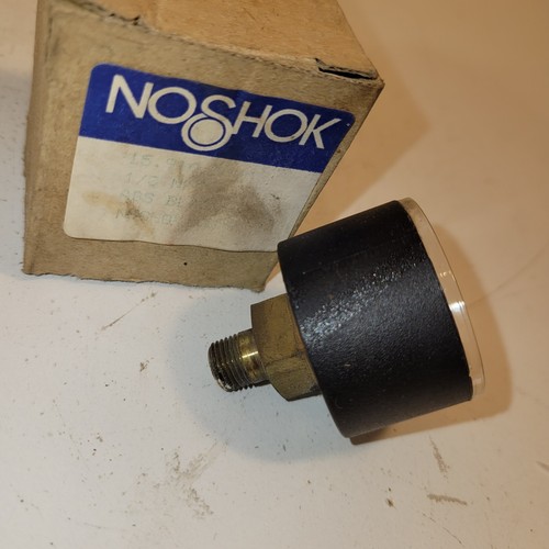 NoShok 0-3000 PSI 2-1/2" pressure gauge 1/4" NPT back glycerin filled (@D81) - Picture 2 of 3