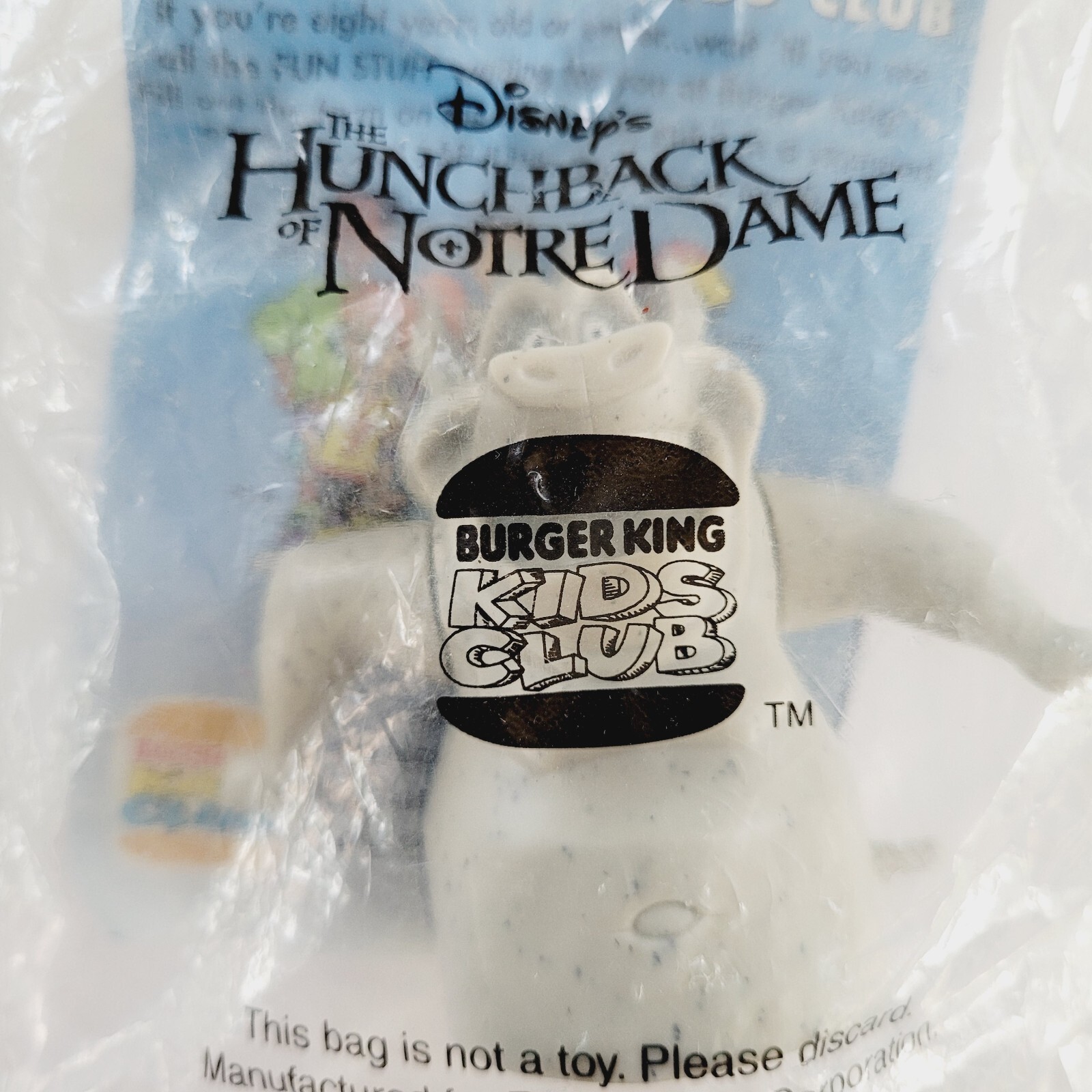 1996 Burger King Hunchback Toy Hugo the Gargoyle Collectible Figure