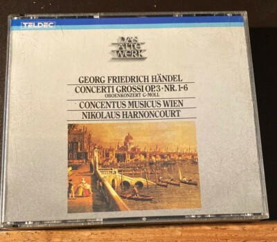 CD】Concerti Grossi for Harpsichord op.3 Handel Concerti Grossi Op
