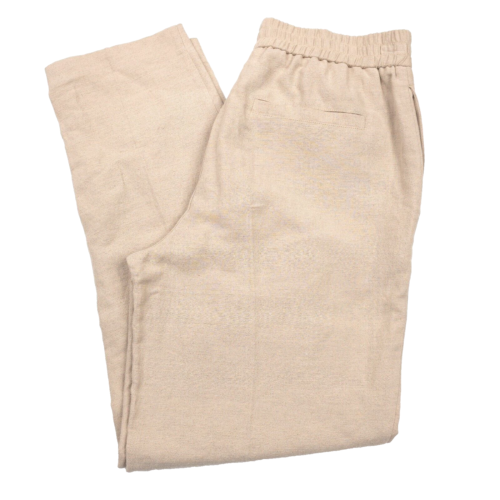 $365 APC Pantalon Pieter Linen Blend Drawstring Pants Mens Size EUR 48 (US 32)