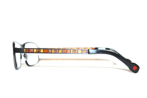 NEW VANNI OCCHIALI V9503 C301 BLACK AUTHENTIC EYEGLASSES RX 53-16-140 MM ITALY - Picture 4 of 6