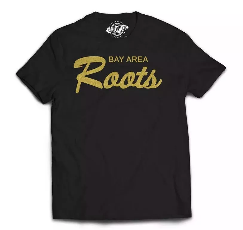 San Francisco Giants T-Shirt & 49ers Tee Custom Bay Area Roots Black & Gold  2XL