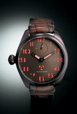 ラビィ様 LEANDRI Laboratorio Swiss No Radiation Italian Military Men Watch