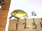 Vintage Heddon Pumpkinseed lure 740 Wood,Bluegill,Early,Vibra nt Color,Ex-.
