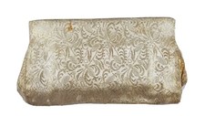 Vintage BOBBIE JEROME 1950's Metallic Gold Clutch Purse COLLECTIBLE - RARE