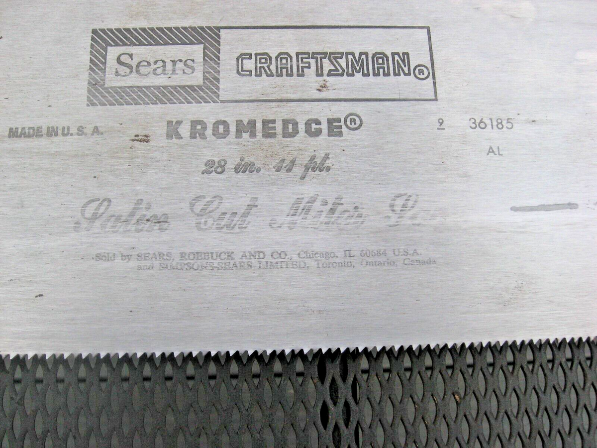EUC+ Vintage USA Craftsman Kromedge 28