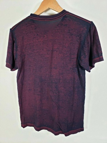 California Republic T-Shirt Grizzly Distressed Bear Herren Grafik Burnout Small - Bild 3 von 5