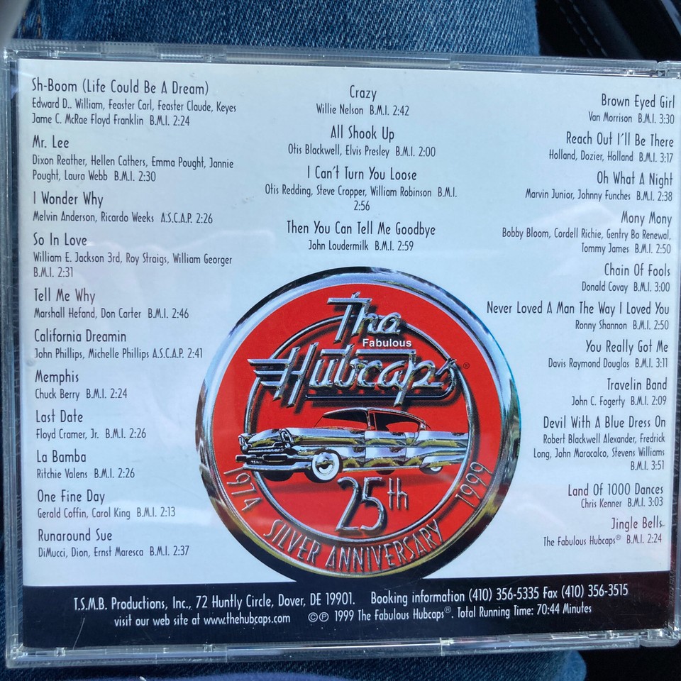 The Fabulous HUBCAPS 1974 Silver Anniversary 1999 25th CD 26 Songs All