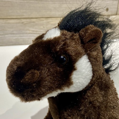 Webkinz Ganz Pinto Horse Pony Plush HM147 Brown White w/ Blanket No Codes - Picture 4 of 10