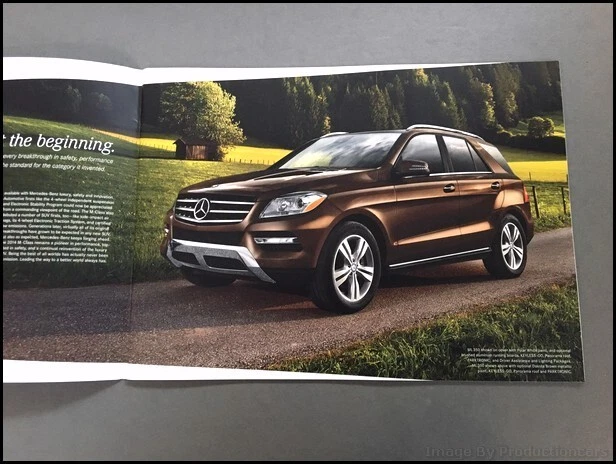 2014 Mercedes Benz M-Class ML350 ML550 28-page Sales Brochure Catalog - ML63 AMG - Image 2 of 4