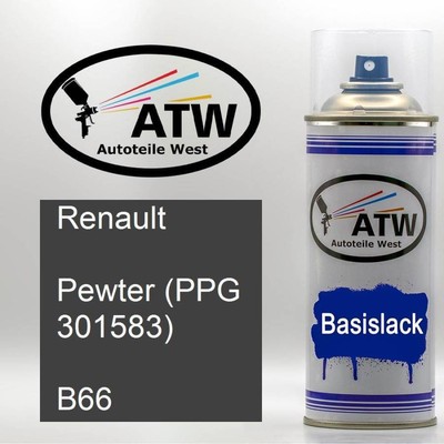 Renault, Pewter (PPG 301583), B66, 400ml Sprühdose