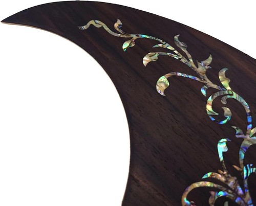 for Martin Acoustic Guitar Pickguard with peacocks Inlaid Inlaid Abalone Flower - Picture 4 of 6