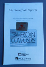 My Song Will Speak - Tagore / Higbee - SATB Piano - 2004 sheet music