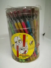 NOS 50 pcs x BENSIA Box Non Sharpening Pencils Vtg 90 ‘s "Pets collection" 