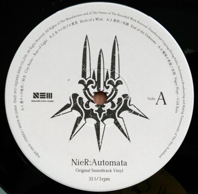 NieR / Automata Original Soundtrack Vinyl 2017 LP Square Enix