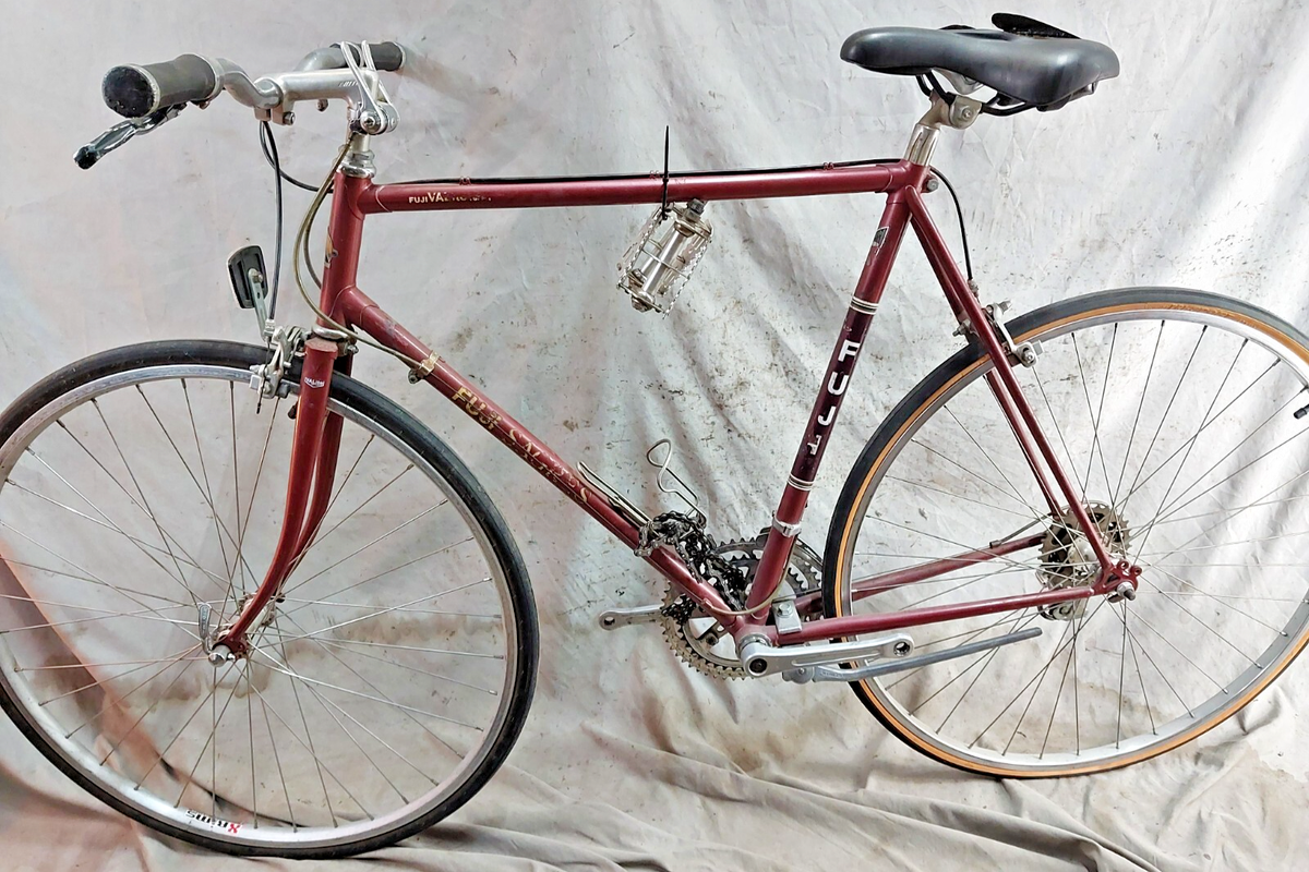 1982 Fuji Sagres Hybrid Bike 58cm Large Chromoly Road Suntour