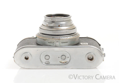 Akarex III Chrome 35mm Rangefinder w/ 50mm f2 Schneider Xenon Lens