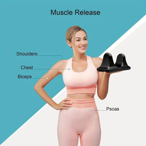 NEW Psoas Muscle Release & Deep Tissue Massage Tool - Night Black - Picture 10 of 11