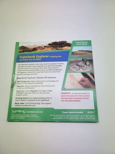 Superbook Explorer DVD Set Cardboard Sleeve Volume 28-30 ( 6 Episodes ) *NEW* - Picture 5 of 7