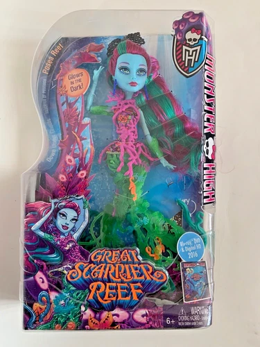 Monster High Great Scarrier Reef Posea Reef Glow In The Dark New in Box Rare
