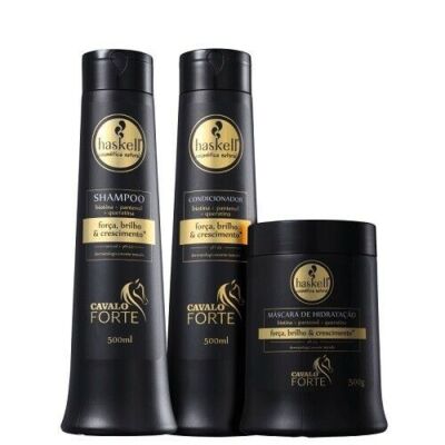 Haskell Strong Horse Shampoo Conditioner Mask kräftigt das Haarwachstum