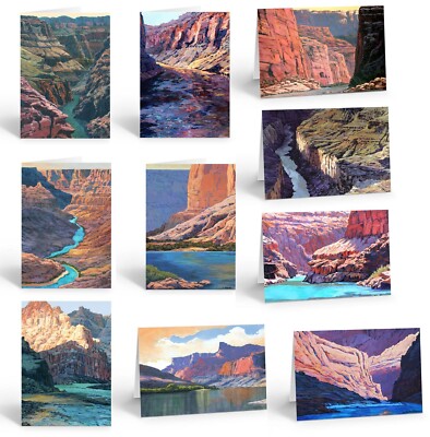 Grand Canyon Assorted Note Cards | 10 Boxed Note Cards and Envelopes | USA Made