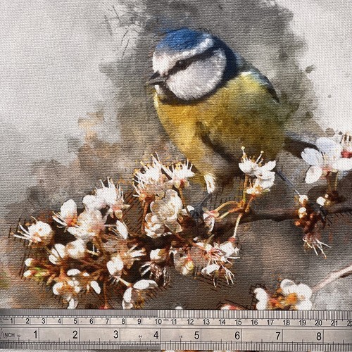 Toppa borsa artigianale design animali arte premium cotone tessuto di lino ricco | per pannello - Foto 11 di 49