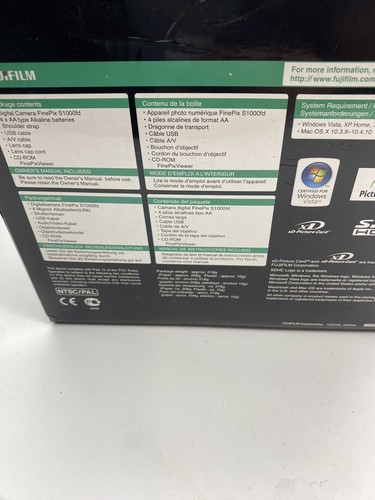 Fujifilm FinePix S1000fd Digital Camera (Working) W/ Box & More - Picture 6 of 11