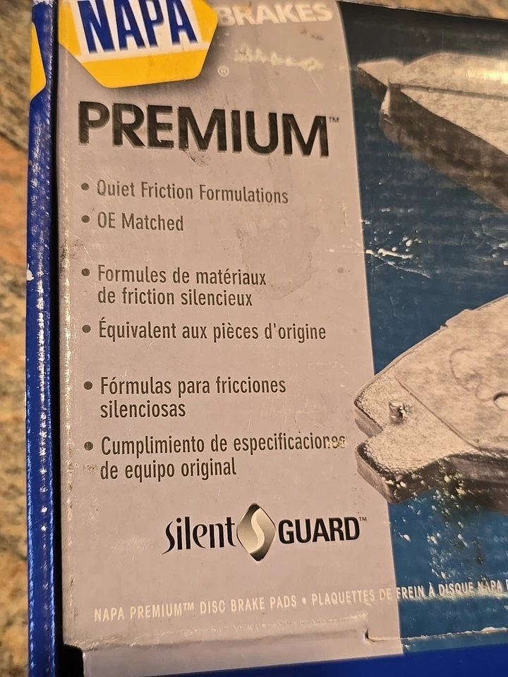 Napa Premium Frenos SS-7497A-M Protector Silencioso Semi Metálico Honda Civic 2003-2015 Foto 3 de 4