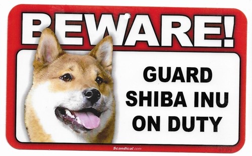 Scandical Plastic Beware! Guard Dog On Duty Mulitple Breeds - Picture 20 of 30
