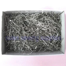 Steel Bank Pins #24 (1-1/2") - 1/2 Lb. Box, Heavy Duty Straight Pins
