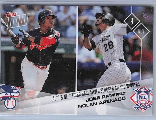 2017 Topps Now OS-48 José Ramírez / Nolan Arenado