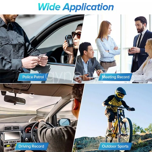 WiFi Police Body Worn Camera Wearable Sports Camera Audio Recording Support 256G - Picture 18 of 24
