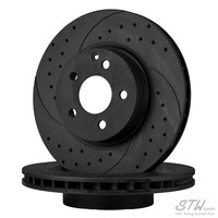 2X Rotinger High Performance Graphite SPORT-BREMSSCHEIBE VA FÜR Forester Legacy