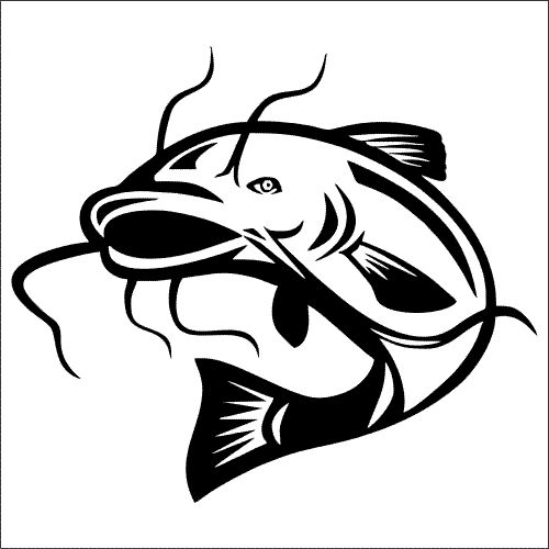 Catfish Vinyl Decal / Sticker 2(TWO) Pack - Picture 3 of 16