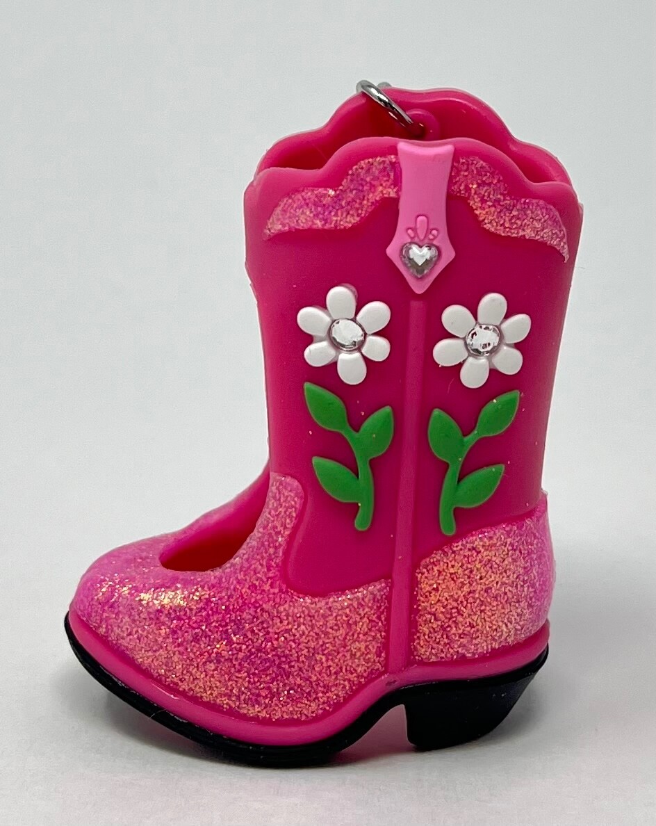 NEW BATH & BODY WORKS PINK COWBOY BOOT POCKETBAC HOLDER HAND