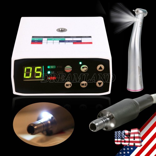 NSK Style Dental Brushless LED Electric Motor 1:5/1:1 Increasing handpiece JL - Picture 44 of 86