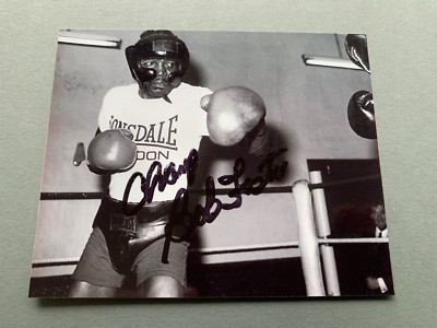 BOB FOSTER ( 2015) Box-Weltmeister signed Foto 10x11,5 Autogramm