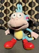 NEW Nanco Viacom 2003 Boots Dora the Explorer Plush Stuffed Velvety Monkey 10"