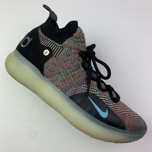Nike Hombre ZOOM KD 11 Negro Arco Iris Kevin Durant A02604-001 ((tamaño 8)  i1-15). | eBay