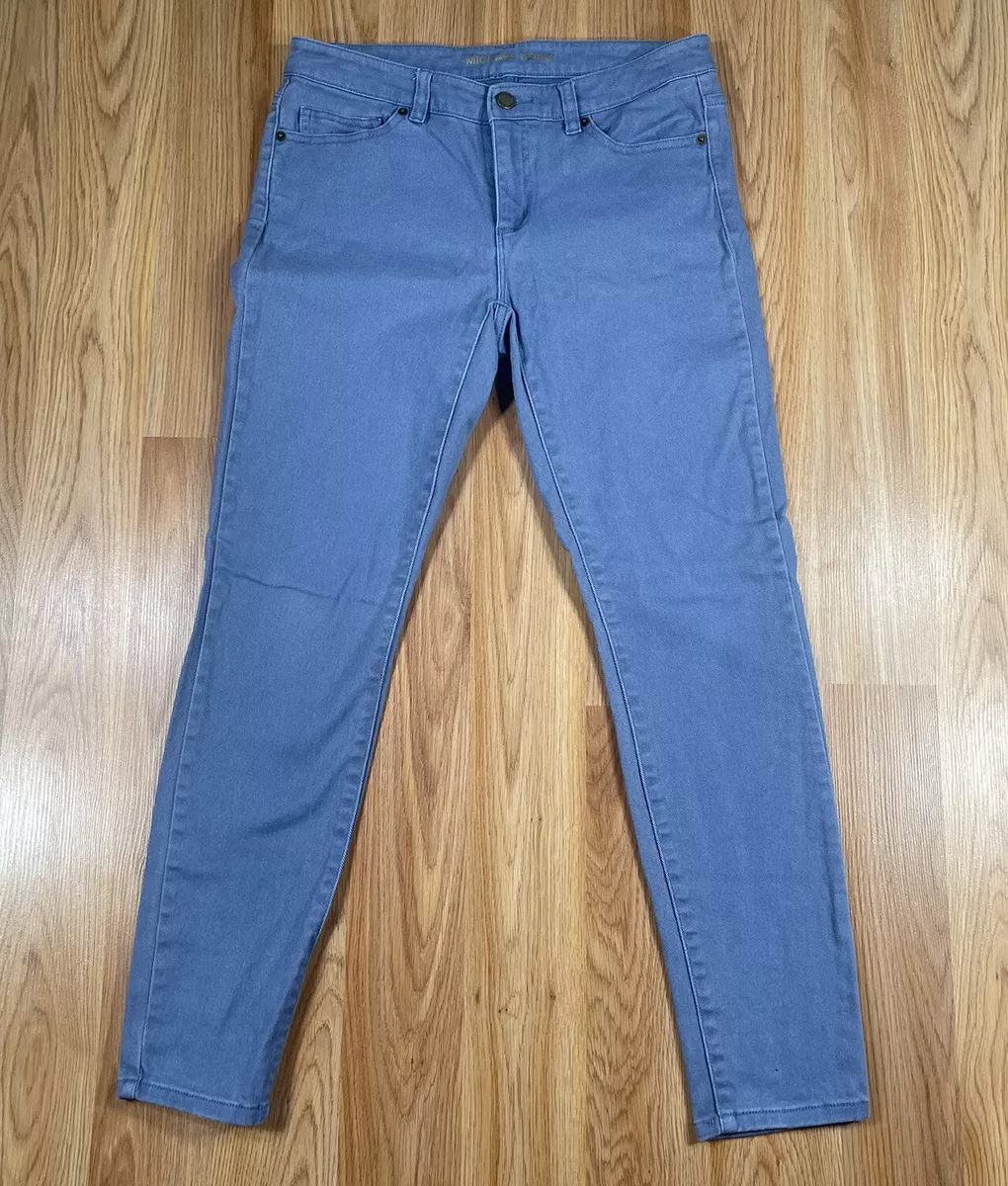 Michael Kors Jeans Womens Size 4 Skinny Leg Stretch Mid Rise Blue