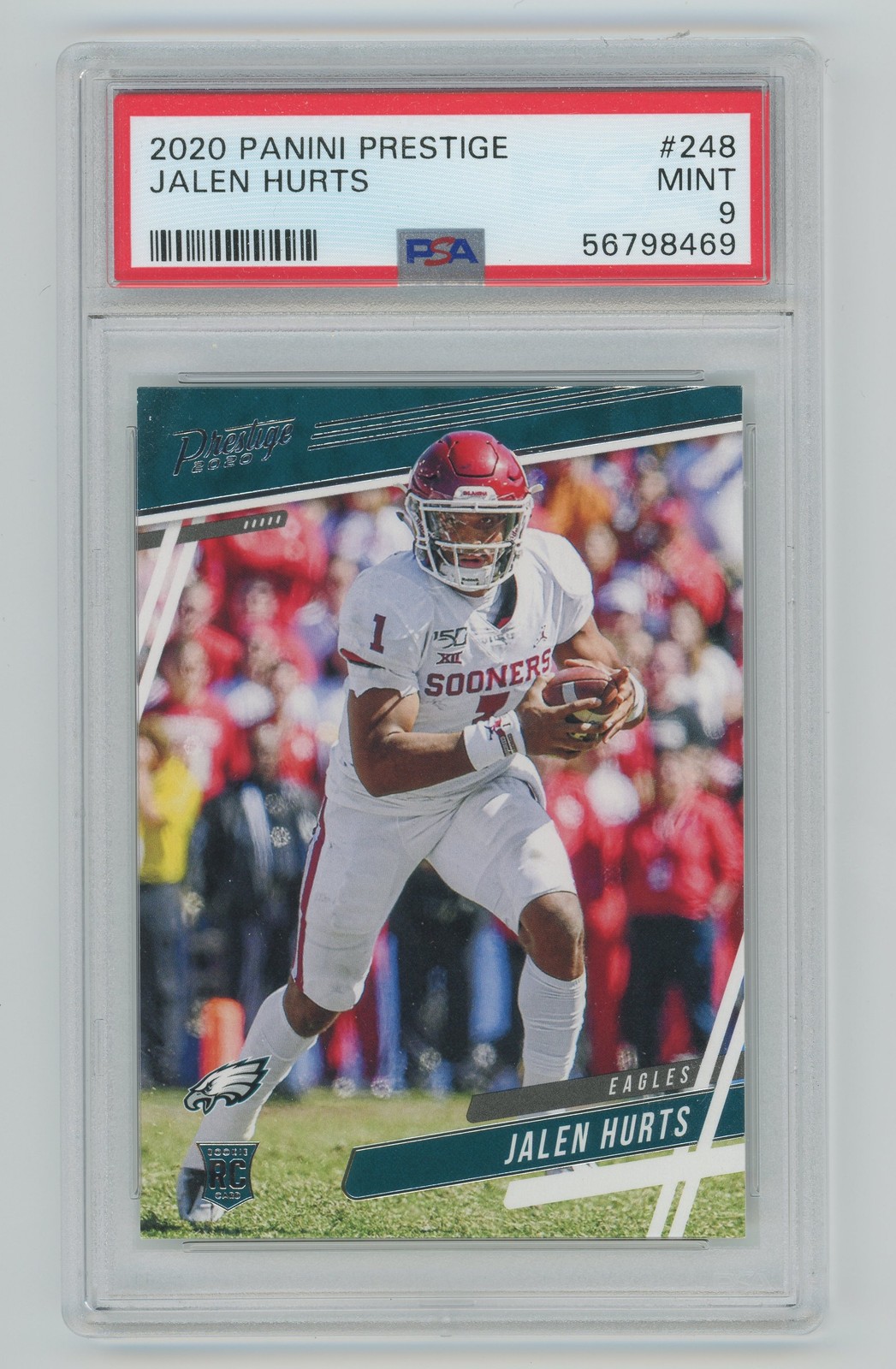2020 Panini Prestige #248 Jalen Hurts PSA 9