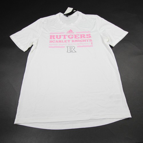Rutgers Scarlet Knights adidas Aeroready Short Sleeve Shirt Men's Used