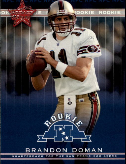 2002 Leaf Rookies and Stars #106 Brandon Doman RC Card